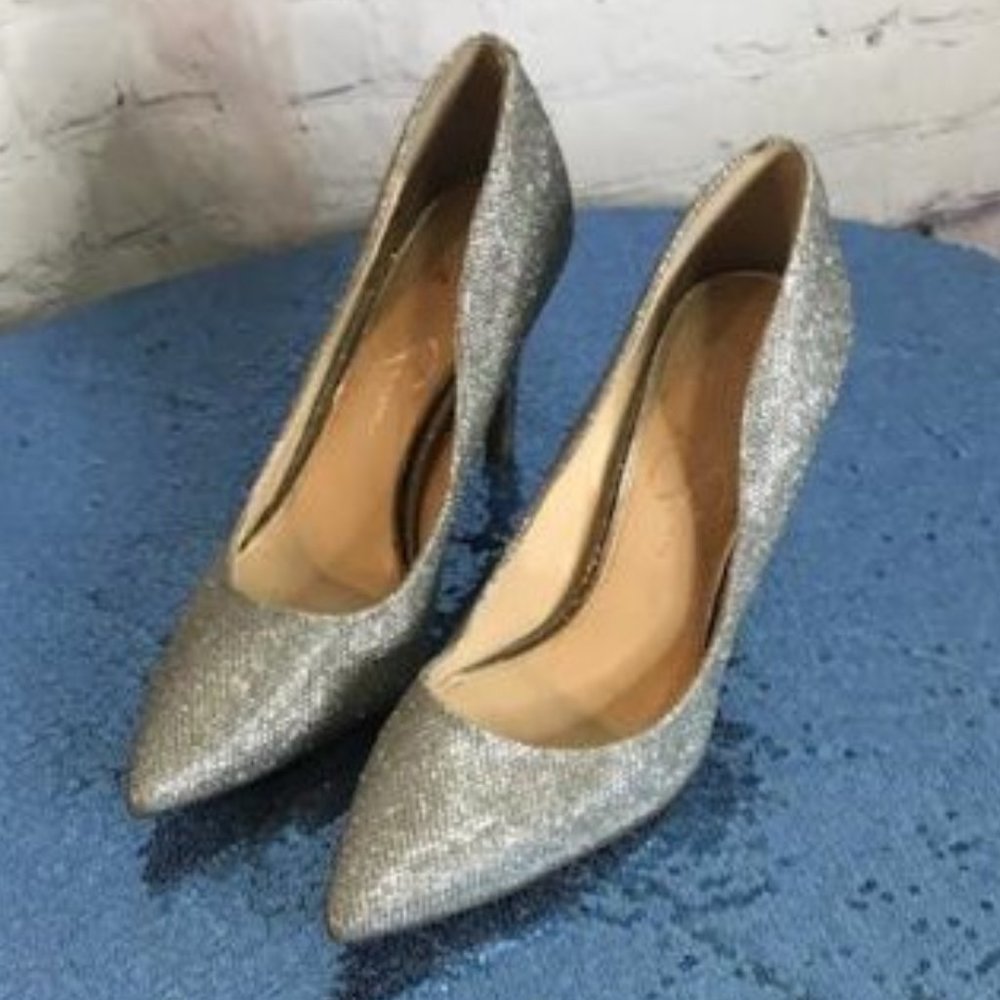 Jessica Simpson Silver High Heels - Size 8M